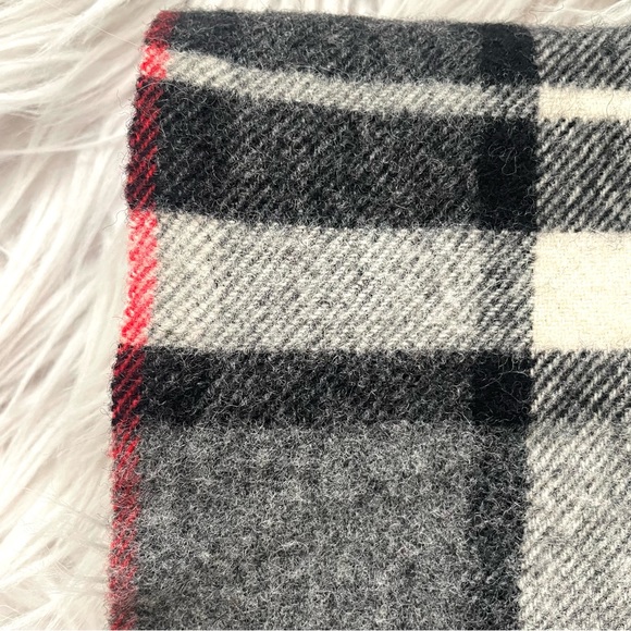 Vintage Tweedmill 100% lambswool made in Britain large plaid wrap scarf - Picture 6 of 7